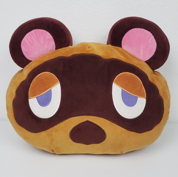 Club Mocchi Mocchi Animal Crossing TOM NOOK 15” Cuddle Pillow Plush Game Style - Picture 1 of 15